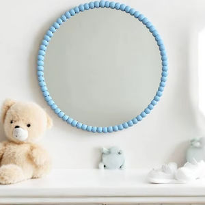 Espejo Decorativo de Pared de Lujo Moderno con Marco de Vidrio, Madreperla, MDF y Resina, por S a and S - Product Image 1