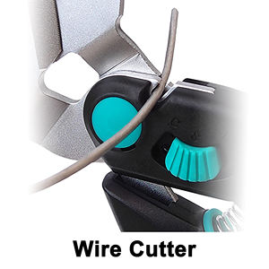 Ciseaux multi-usages 220 mm avec lame en acier inoxydable et poignée durable en PP TPR OEM ODM Taiwan fournisseur de haute qualité - Product Image 3