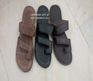 รองเท้าหนังลำลองจากอินเดียรองเท้าหนังฮิปปี้หนังรองเท้าลำลองหนัง kolhapuri รองเท้าหนังแฟชั่น - Product Image 1