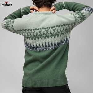 Suéter de Invierno de Manga Larga Personalizado, Antiarrugas, con Logotipo Tejido en la Parte Delantera, Talla Grande para Hombre - Product Image 3