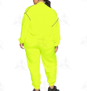 ชุดวอร์มกันลมพิมพ์ลายแขนยาวของผู้หญิงเสื้อกีฬาแบบแห้งเร็วแขนเสื้อแบบยืดหยุ่นใส่ออกกำลังกายในฤดูหนาวมีการปิดกั้นสี - Product Image 6