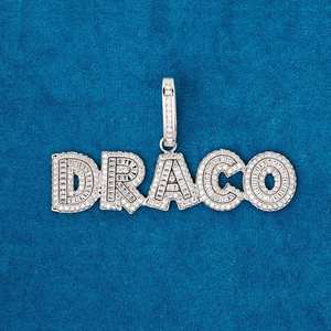 Colgante de collar de joyería de Hip Hop personalizado de lujo Iced Out VVS Leb Grown Diamond 925 colgante de plata esterlina al por mayor - Product Image 1