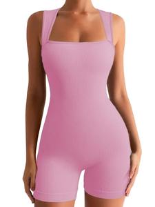 Mono de yoga personalizado al por mayor ropa deportiva de una pieza para mujer OEM mono de fitness entrenamiento de gimnasio proveedor de ropa deportiva - Product Image 2