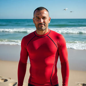 Hommes Natation rash guard pour le bain | natation Plage Plongée Chemise de bain Manches longues Rash Guards Maillots de bain ou Surf, Plongée - Product Image 1