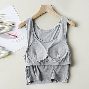 เสื้อกล้ามโยคะแบบสั้นทรงเข้ารูปสำหรับผู้หญิง บราในตัวแบบมีโครงสร้างระบายอากาศดี ด้านหลังเว้าแบบคัตเอาท์ เหมาะสำหรับออกกำลังกายที่ยิม - Product Image 3