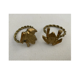 Brass Khăn ăn vòng chất lượng đáng ngưỡng mộ hoa chi nhánh thiết kế nhìn hộ gia đình phụ kiện hàng đầu sản phẩm bán chạy - Product Image 4