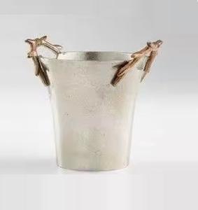 High Quality Stainless Steel Champagne <b>Bucket</b> With Handles American Style <b>Ice</b> <b>Bucket</b> Parties Keeps <b>Beverages</b> Cool <b>Beverage</b> <b>Tub</b> - Product Image 5