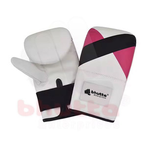 Guantes de Artes Marciales de Color Sólido de 12oz, Guantes de Boxeo de Cuero de la Mejor Calidad para Entrenamiento, Personalizables, Precio Bajo - Product Image 3