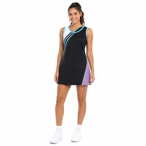 Uniforme de Netball Personalizado para Mujer, Vestido sin Mangas, Sublimado, Reversible, Anti-UV, de Secado Rápido, 100% Poliéster, Impresión Digital - Product Image 1