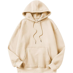 Venta al por mayor de encargo de manga larga señora mujeres Top pulóver sudaderas con capucha cortas para las mujeres Sudadera con capucha de lana - Product Image 6