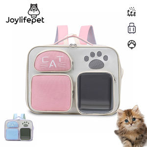 Рюкзак для домашних животных с принтом логотипа на заказ, модная сумка-Кроссбоди для кошек и собак, складная сумка через плечо с функцией переноски - Product Image 1