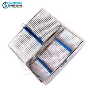 Cesta de Microcirugía Oftálmica con Tapa, Insertos de Acero Inoxidable, Tiras Reutilizables, Duraderas, Certificadas por la CE, Cesta de Esterilización para Cirugía General - Product Image 5