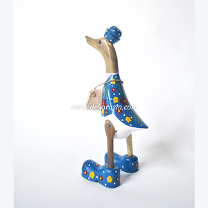 Estatuilla de pato de bambú hecha a mano, artesanía decorativa ecológica para regalos de graduación y decoración del hogar - Product Image 6