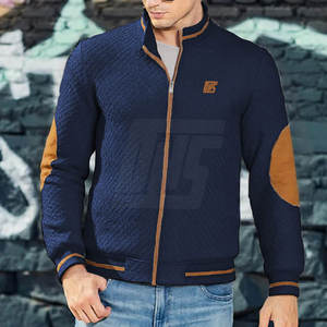 Blouson d'aviateur pour hommes vêtements d'extérieur décontractés légers manteau à fermeture éclair à la mode veste d'hiver pour hommes d'approvisionnement en gros - Product Image 4