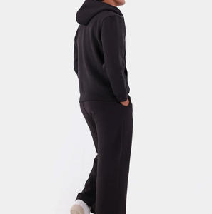 Sweat à capuche unisexe à fermeture éclair en gros, 100% coton, 380 g/m², molleton lourd, couleur unie, streetwear, hiver, imperméable - Product Image 5