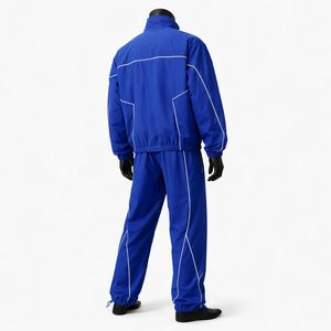 Conjunto Deportivo Cortavientos para Hombre, Ligero e Impermeable, Chaqueta y Pantalones Deportivos con Logotipo Personalizado, Ropa Deportiva para Correr - Product Image 6