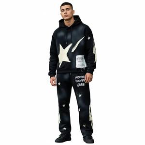 Chándal con Serigrafía Personalizada, Diseño Holgado de Moda, 100% Felpa de Algodón, Perfecto para Uso Diario, Unisex - Product Image 3