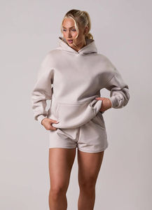 Shorts de Mujer Hechos a Medida, 100% Algodón, Ligeros, Cintura Elástica, Impresión de Logotipo Personalizada, Shorts Casuales de Mujer OEM - Product Image 4