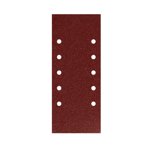 Disco Abrasivo di Ricambio con Velcro 115x280 mm. Con Fori Grana 120 (10 Pezzi) - Product Image 1