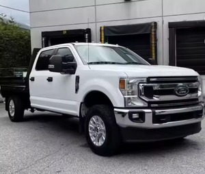 Exportation de véhicules d'occasion 2020 à faible kilométrage - Ford F-350 SD XLT SuperCrew 9 pieds, plateau plat, 4x4, conduite à gauche/droite, livraison mondiale - Product Image 4