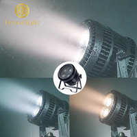 Lampu LED Par Zoom Tahan Air 4X50W Kontrol DMX 512 COB LED Blinder Par Can untuk Konser Pertunjukan Langsung