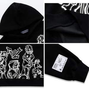 Sudadera con Capucha Unisex con Cierre, Ropa Deportiva de Gimnasio, Moda Urbana, Sudadera Ligera, Top Informal para Hombre y Mujer - Product Image 5