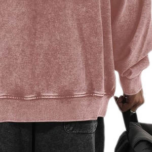 Sudaderas con capucha lavadas con ácido para hombre, novedad en sudaderas con capucha lavadas con ácido mezcladas de algodón básicas de secado rápido y logotipo personalizado para hombre - Product Image 4