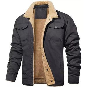 Chaqueta vaquera de invierno para hombre, impermeable, a prueba de viento, transpirable, Estilo Vintage - Product Image 4