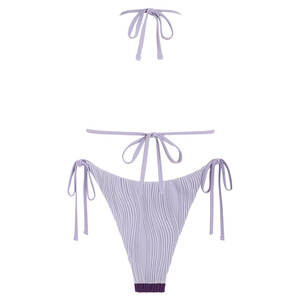 Vente chaude ensemble de bikini pour femmes maillot de bain en tissu polaire sud-coréen maillots de bain maillots de bain deux pièces personnalisés été fabriqué au Pakistan - Product Image 2