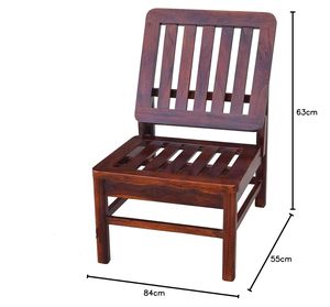 Sillas plegables de madera Sheesham para sala de estar, reposabrazos de madera, silla plegable para balcón y pasillo, silla de descanso para patio para adultos - Product Image 2