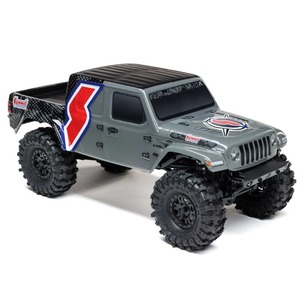1/24 SCX24 <span class=keywords><strong>Summit</strong></span> Racing Gladiator 4WD RC Crawler RTR con canal en C de acero, motor 050, LiPo 2S, 40 minutos de autonomía, camión con distancia entre ejes de 155 mm - Product Image 1