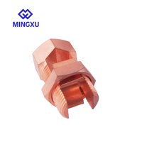 Conectores de Perno Partido de Cobre TJ 16-240MM2 de Fabricante para Puesta a Tierra de Latón/Cobre, Abrazaderas/Conectores de Perno para Conexión a Tierra