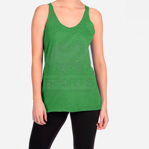 Débardeur pour femme respirant et à séchage rapide, éco-responsable, avec logo frontal, fabriqué au Pakistan, vente directe usine, best-seller, nouvelle arrivée - Product Image 3