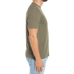 T-shirts respirants à manches courtes 100% coton pour hommes T-shirts vierges fabriqués en usine 250 et 300 T-shirt GSM pour hommes - Product Image 4