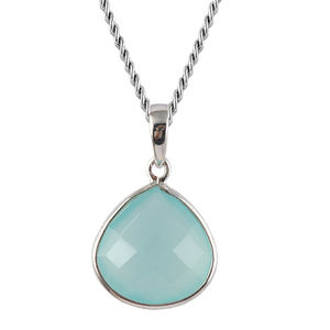 Fabricant en gros pendentif en quartz fumé en argent sterling S925 bijoux classiques exquis avec pendentifs à breloque en pierres précieuses - Product Image 2