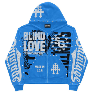Sudadera con capucha y cremallera unisex extragrande con pedrería, de algodón grueso de 450 g/m², con estampado personalizado, fabricante de ropa urbana. - Product Image 4