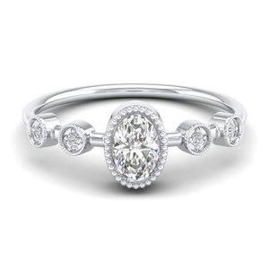 Anillo de Compromiso de Plata de Ley 925 con Moissanita Certificada GRA, Precio de Fábrica REYES, Joyería de Diseño Clásico para Mujer - Product Image 5