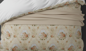 Ensemble de draps de lit d'hôtel Premium Snow White imprimé 4 pièces Drap-housse/Drap plat 2 taies d'oreiller 400TC Microfibre Literie de luxe toutes saisons - Product Image 4