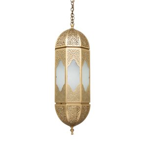 Fancy Design Moroccan Hollow Carved Metal Hanging Lantern Handmade Decorative Iron Pendant Ceiling <b>Lamp</b> For Hotel Restaurant - Product Image 5
