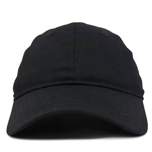 Gorra de Béisbol Unisex Negra con Logotipo Personalizado, 100% Algodón, Color Sólido, Gorras de Béisbol de Pana Lisas - Product Image 3