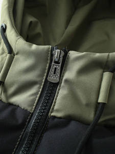 Chaquetas Acolchadas Personalizadas de Alta Calidad al por Mayor, Chaquetas Acolchadas con Capucha para Hombre, Transpirables, Estilo Urbano, OEM 2026 - Product Image 2