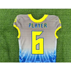 2025 ODM OEM équipe de football américain personnalisé en gros uniformes attirail sergé Sublimation impression numéro de paquet personnalisé adultes - Product Image 5