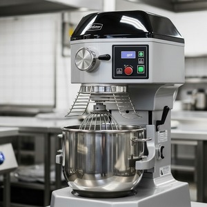 Mélangeur planétaire électrique professionnel, bol en acier inoxydable, 3 vitesses, pour la pâte à pain, la crème, la pâte, le mélange, 20L/30L/40L - Product Image 5