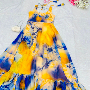 Henixa Creation lance Blissful Floral Print Work Anarkali Suit Collection Heavy Party Wear pour l'Indien Pakistanais Surat Gujarat - Product Image 1