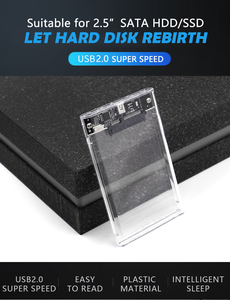 Giá rẻ bên ngoài <span class=keywords><strong>HDD</strong></span> bao vây ổ cứng trường hợp SSD Hộp nhựa <span class=keywords><strong>2</strong></span> .5 inch SATA III USB2.0 sata ổ cứng bên ngoài bao vây - Product Image 6