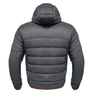 Custom Logo Men's Nylon Hooded Winter Puffer <b>Jacket</b> Outdoor Warm Duck Feather Bubble Puff <b>down</b> Coat Casual Style DDP Shipping - Product Image 4