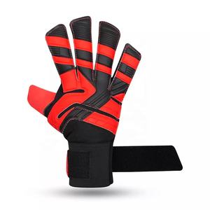 Gants de gardien de but professionnels pour hommes en latex allemand de qualité supérieure, personnalisables, avec sangle de poignet réglable et fermeture auto-agrippante - Product Image 2