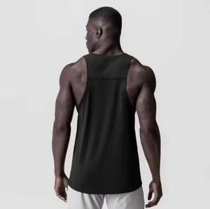 Camiseta sin mangas para entrenamiento de gimnasia para hombre, ropa deportiva transpirable y de secado rápido que absorbe la humedad - Product Image 2