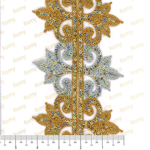 Oro Rhinestone Bling nupcial cinturón artesanía cadena cristal traje vestido diamante apliques adornos para coser ropa - Product Image 3