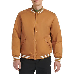 Blouson universitaire personnalisé pour homme 2026 avec capuche respirante, idéal pour l'hiver, manches en cuir style Letterman - Product Image 1